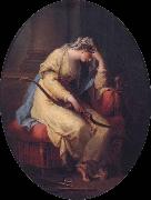 Angelika Kauffmann Penelope trauert uber dem Bogen des Odysseus oil